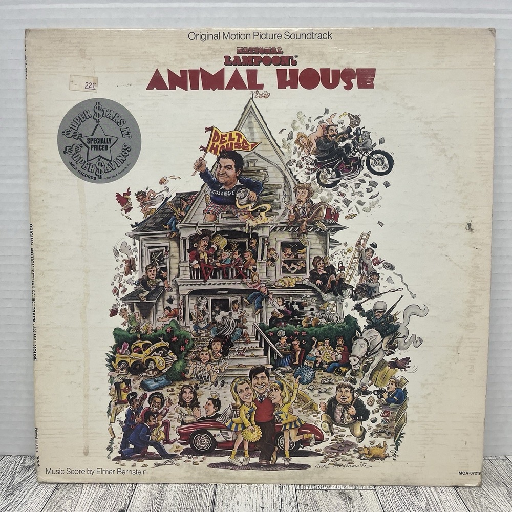 National Lampoon's Animal House Soundtrack Vinyl LP - 1981 MCA-37219 w/ Hype